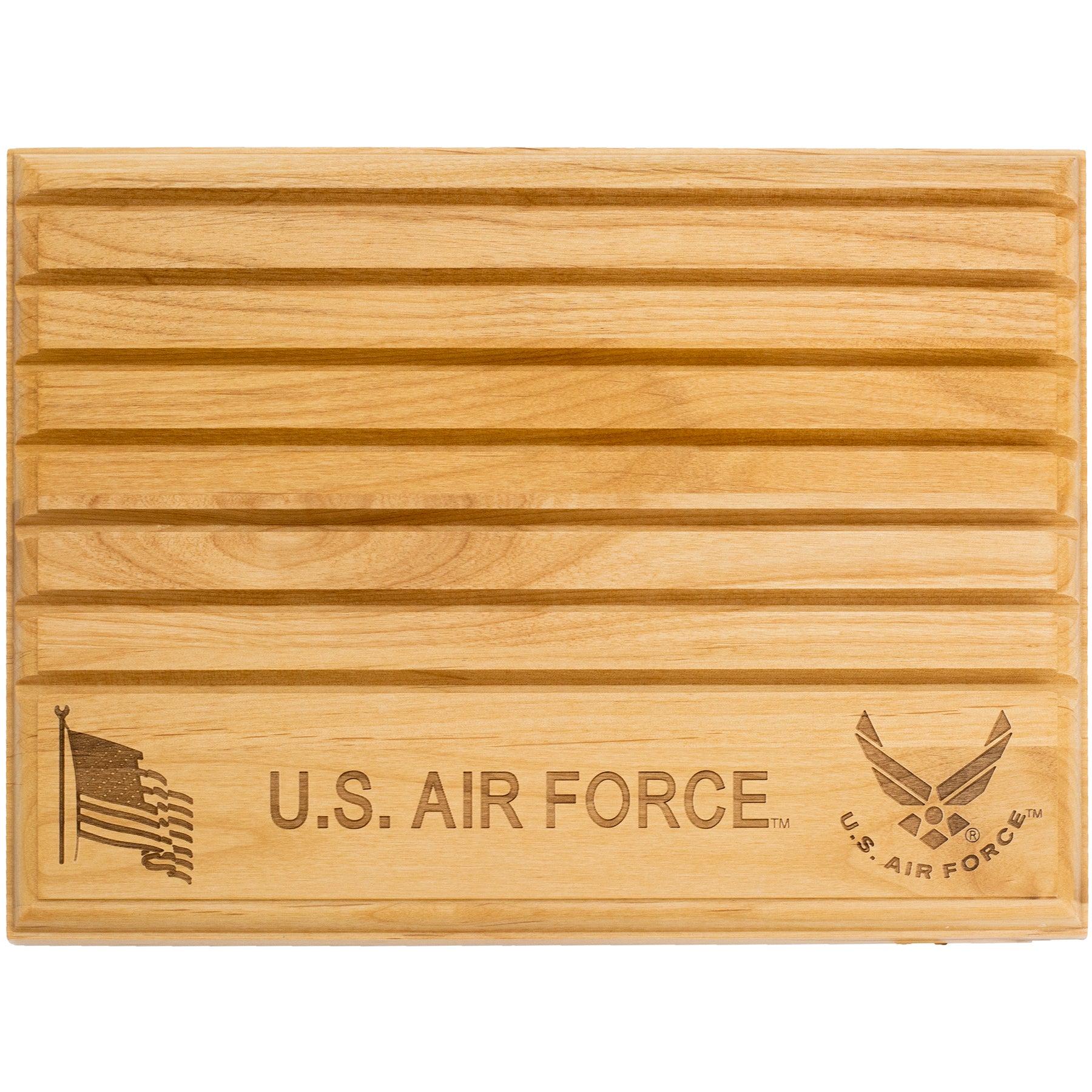 Licensed Military Wooden Coin Holder