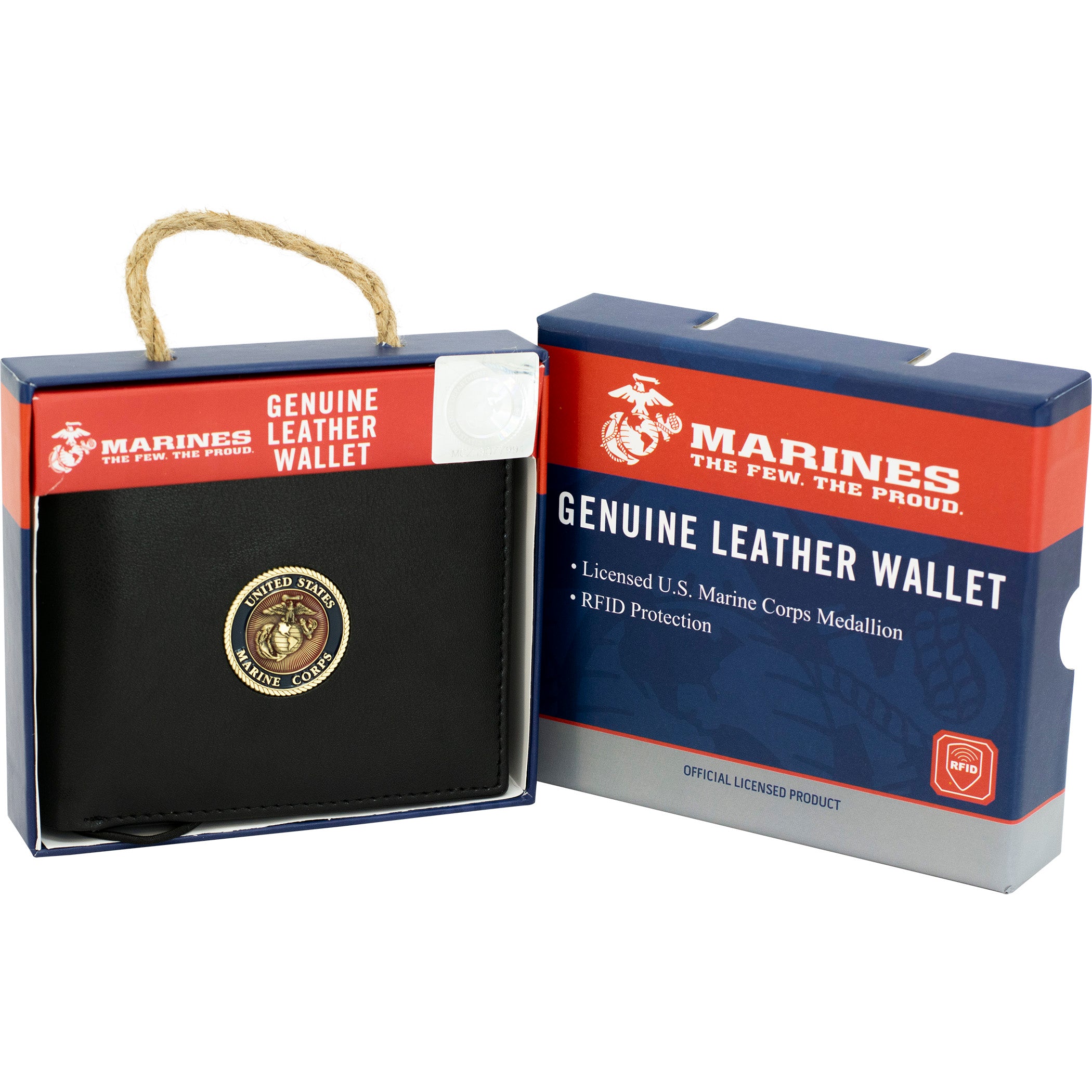 Licensed U.S Marine Leather Wallets