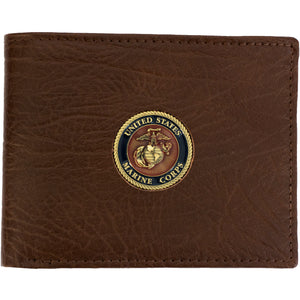 Licensed U.S Marine Leather Wallets