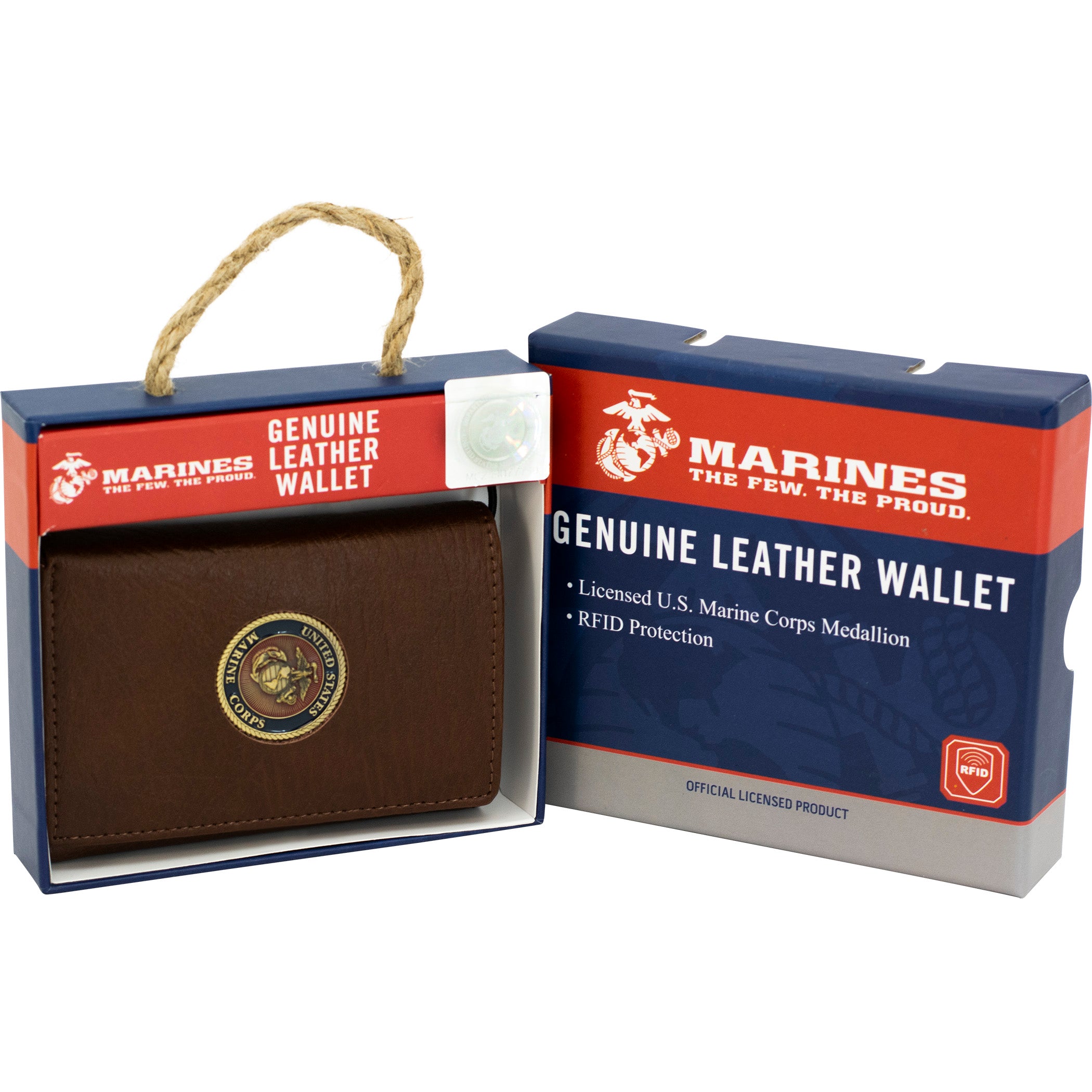 Licensed U.S Marine Leather Wallets