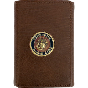 Licensed U.S Marine Leather Wallets