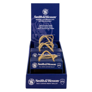 Smith & Wesson Leather Point of Purchase Wallets