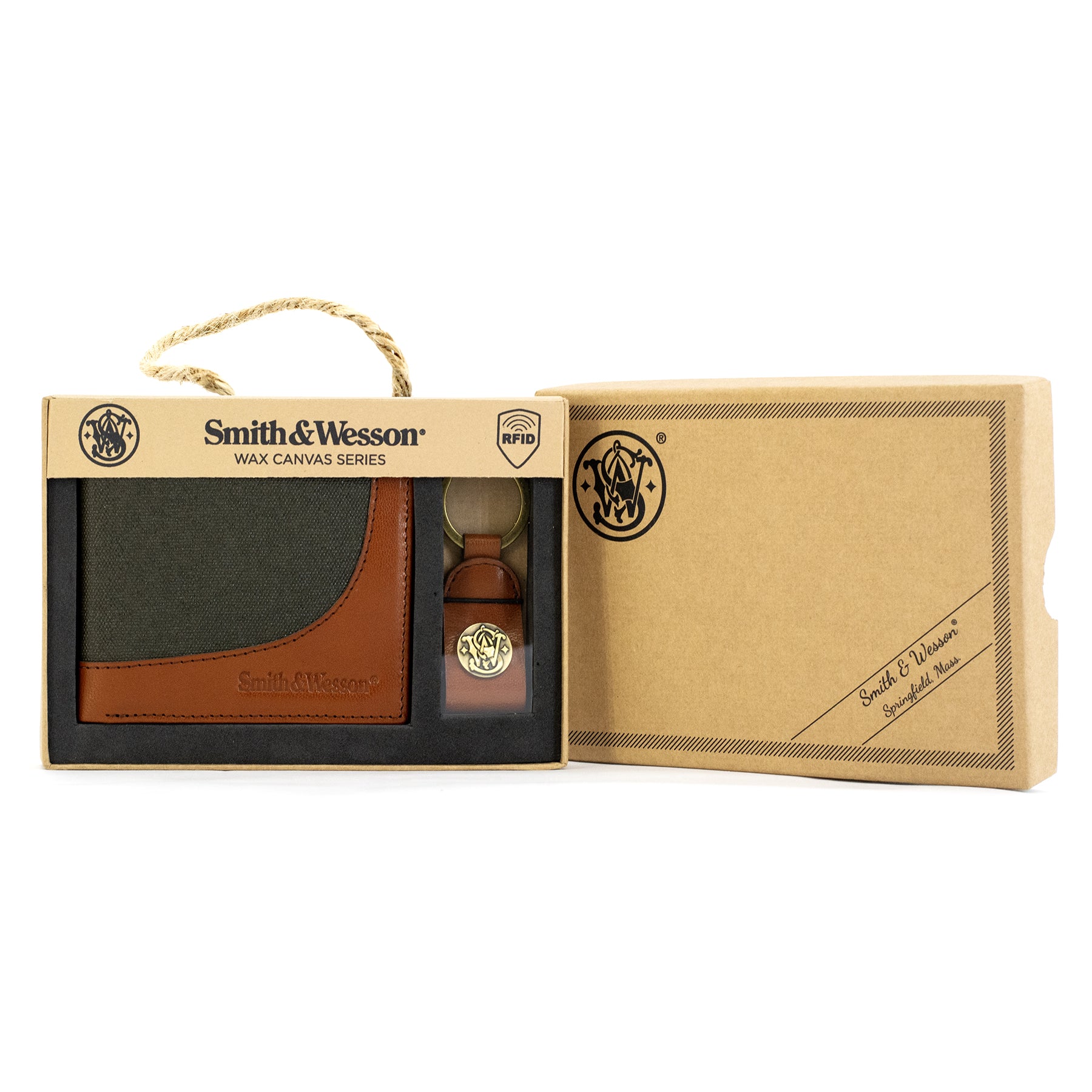 Smith & Wesson Waxed Canvas Gift Set POP