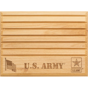 Licensed Military Wooden Coin Holder